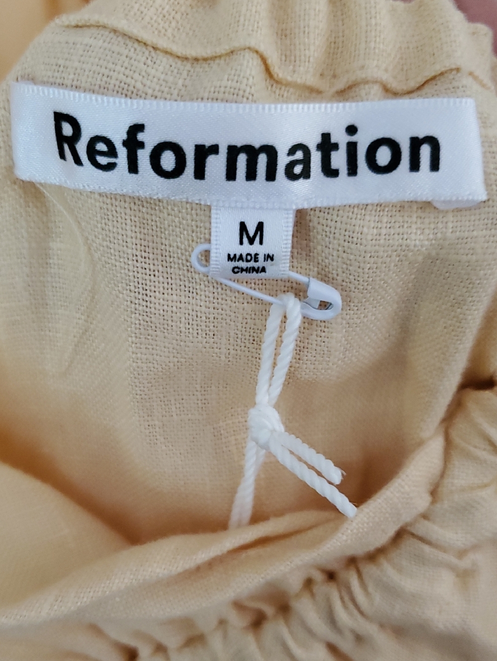 Reformation Carlena Linen Dress NWT - Picture 3 of 5